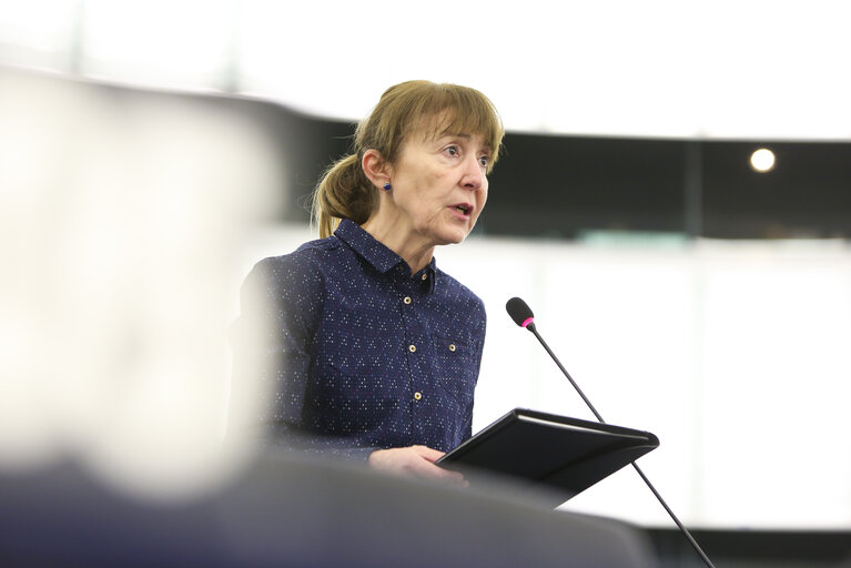 Fotografija 11: Plenary session - Week 06  2018 in Strasbourg - Explanations of votes