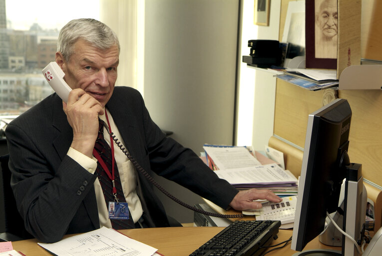 MEP Justas Vincas PALECKIS in Brussels