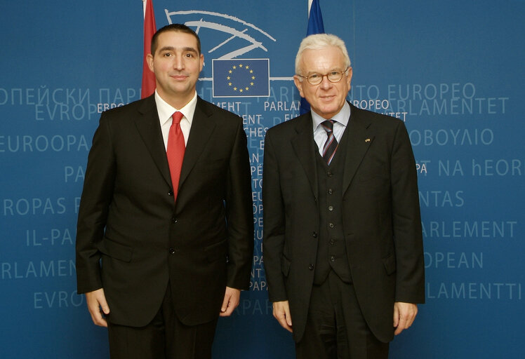 Foto 10: EP President meets with Oliver DULIC, Speaker of the Serbian Parliament, in Brussels