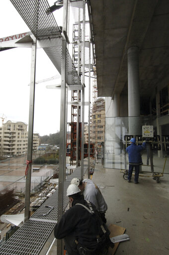 Fotografia 50: Ongoing construction works at the EP building in Brussels.