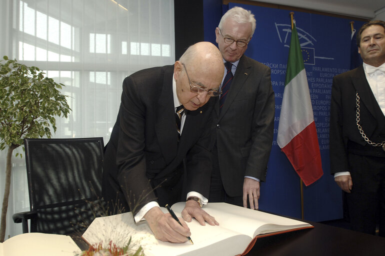 Fotografie 3: EP President meets with President of Italy