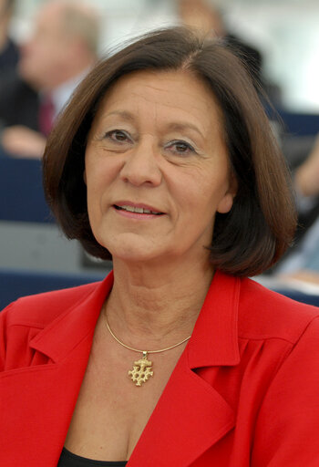 Fotografi 4: MEP Ewa KLAMT takes part in a plenary session in Strasbourg