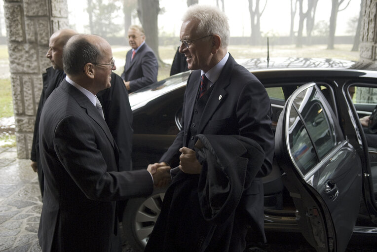 Fotografie 6: EP President and Conference of Presidents pay on an official visit to Slovenia - Visit to the National Assembly of the Republic of Slovenia in Ljubljana