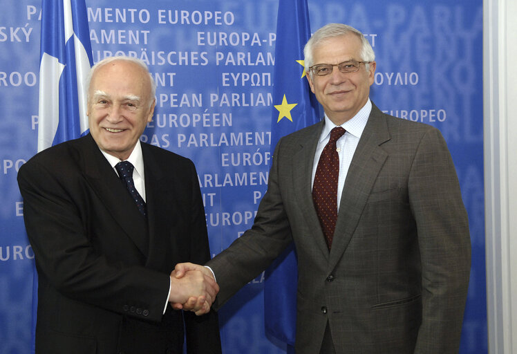 EP President meets with President of Greece, in Strasbourg