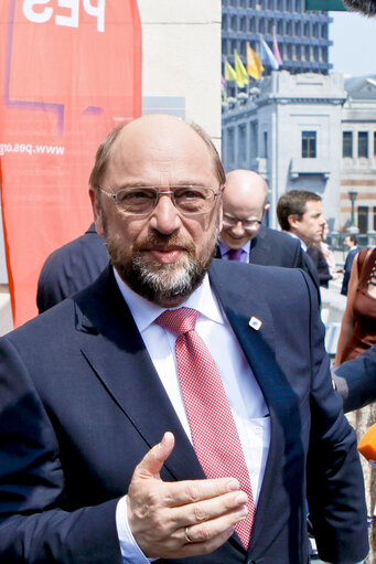 Foto 14: EP President attends a meeting of the PES, Party of European Socialists