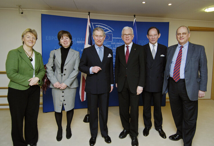 Zdjęcie 1: Visit of the The Prince of Wales to the EP in Brussels to help raise the profile of climate change in the European Union.