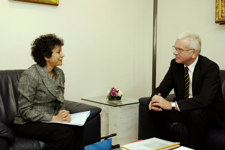 EP President meets with Secretary General of Amnesty International, in Brussels