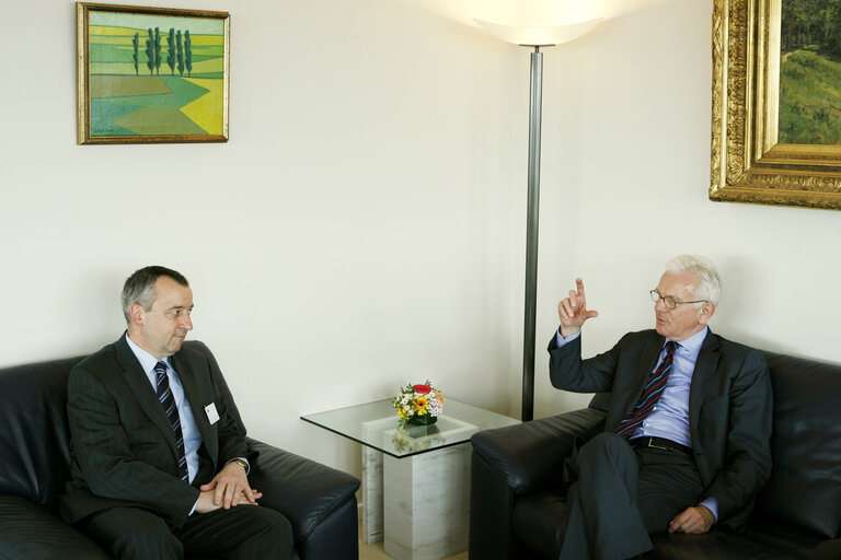 Foto 2: EP President meets with President of the National Assembly of Bulgaria, in Brussels