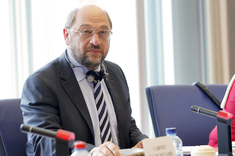 Suriet 12: EP President at the Contact group Multiannual Financial Framework Meeting (MFF).