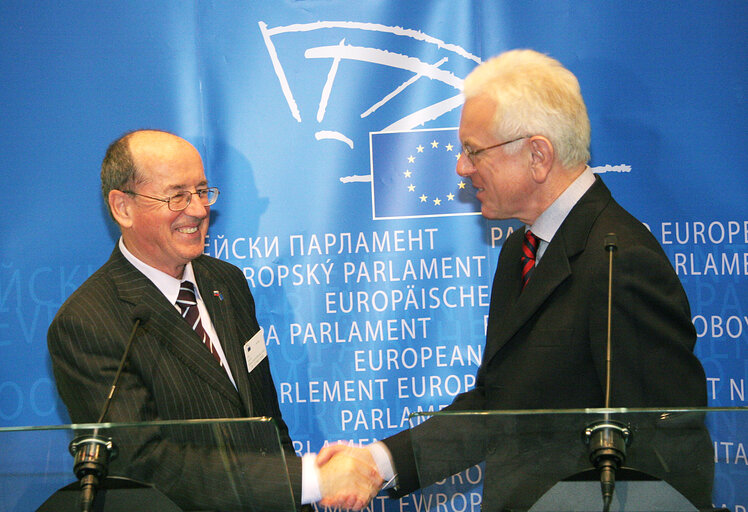 Suriet 3: EP President meets with President of the Slovenian National Assembly, in Brussels