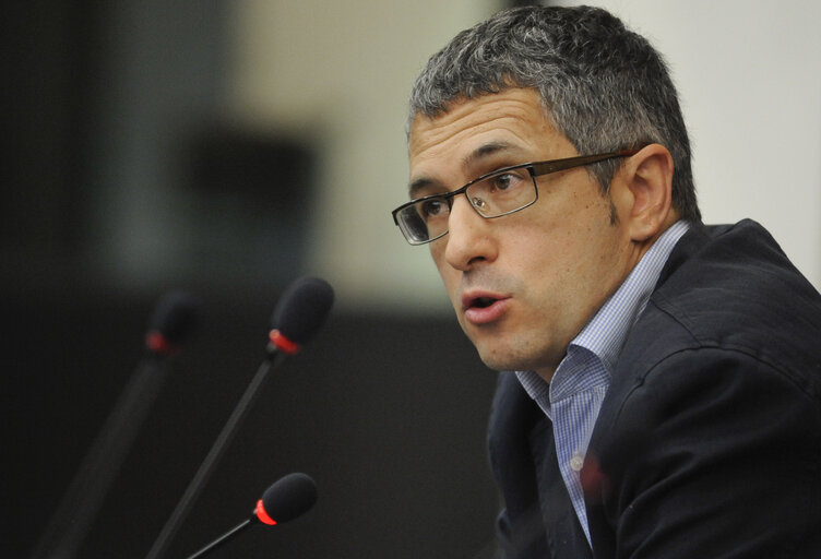 Fotografie 1: Press Conference - Spanish miners on strike