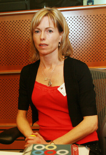 Suriet 14: Meeting to present the Missing Child Hotline - A meeting to consider prospects for a Europe-wide alert system for missing or abducted children in presence of Gerry and Kate McCann, whose daughter Madeleine has been missing since May 2007