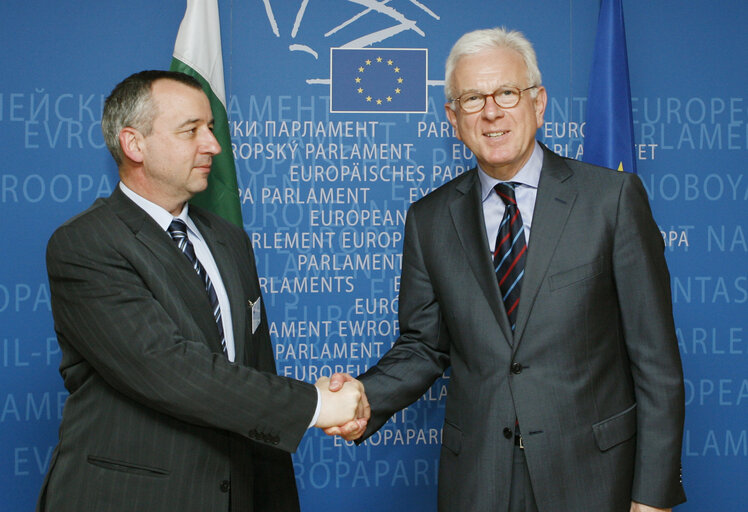 Valokuva 6: EP President meets with President of the National Assembly of Bulgaria, in Brussels