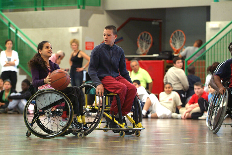 Sports for wheelchair users.