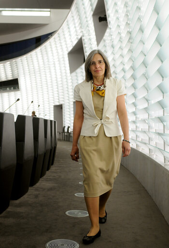 Marie PANAYOTOPOULOS-CASSIOTOU at the EP in Strasbourg.