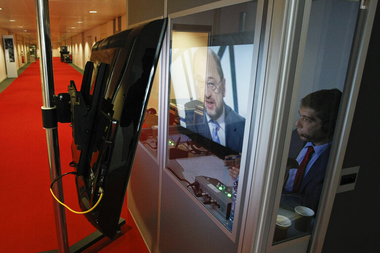 EP President takes part in the RAI 3 TV Programme Agora in Strasbourg