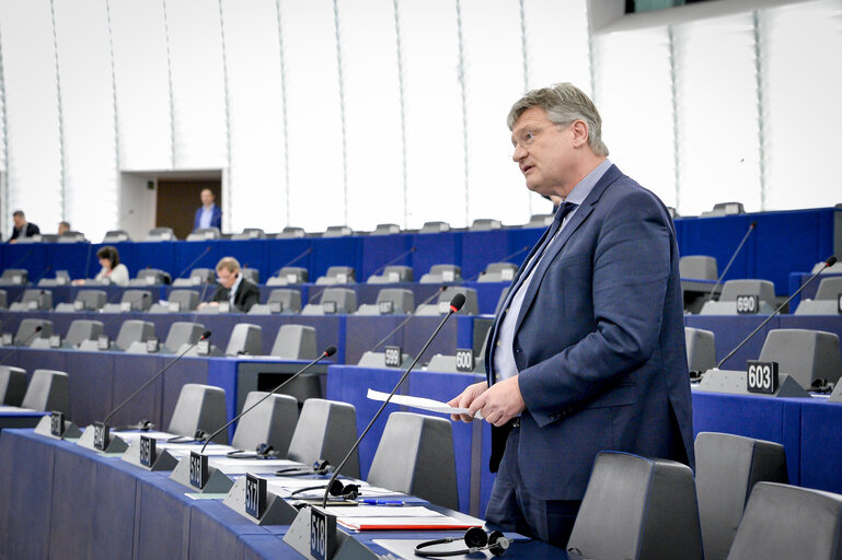 Foto 2: Jörg MEUTHEN in the EP in Strasbourg