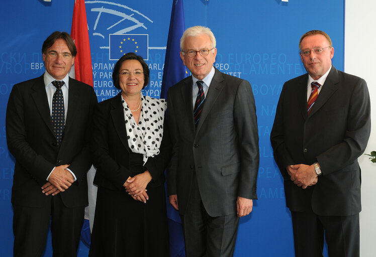 Fotografia 1: EP President meets with Mrs Gerdi Verbeet, Speaker of the Dutch Parliament (Tweede Kamer), in Strasbourg