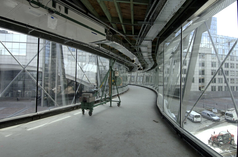 Fotografie 20: Ongoing construction works at the EP building in Brussels.