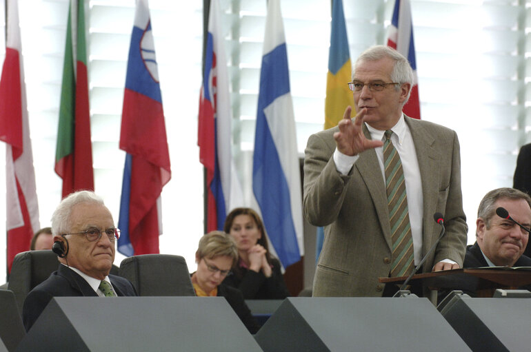 Φωτογραφία 6: Visit of the President of Malta to the EP in Strasbourg.