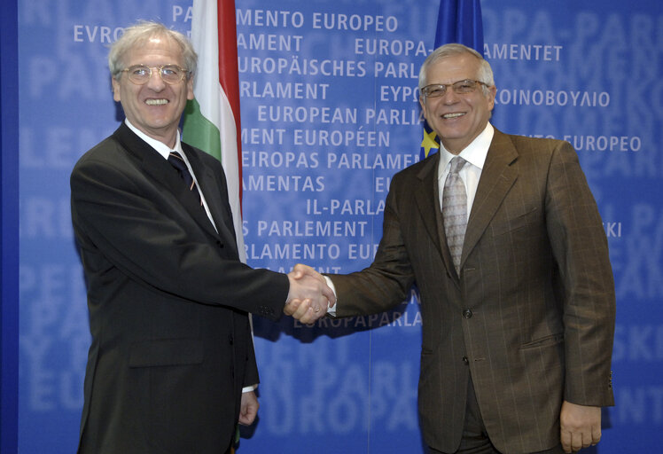 Photo 4 : EP President meets with President of Hungary, in Strasbourg