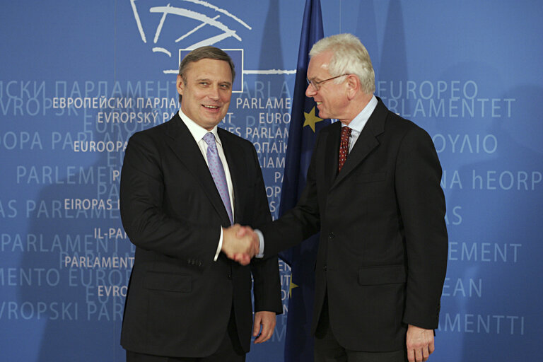 Fotografija 12: EP President meets with Mikhail KASYANOV , chairman of the People's Democratic Union (NOS) and former Russian Prime Minister