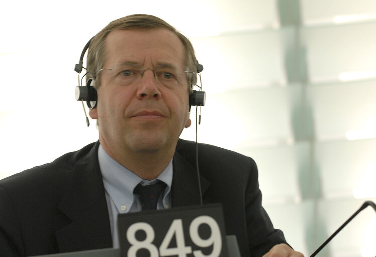 MEP Patrick LOUIS attends a plenary session in Strasbourg