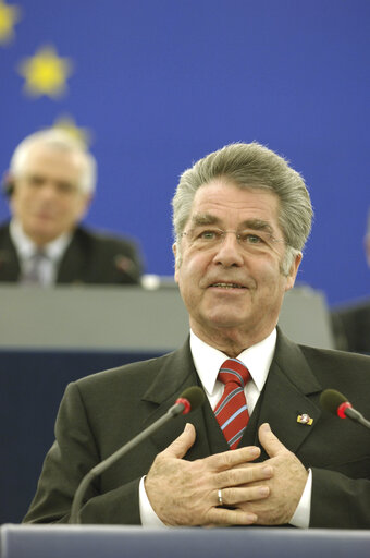 Fotó 29: Visit of the President of Austria to the EP in Strasbourg.