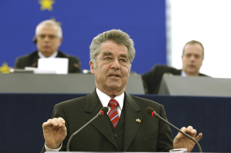 Fotó 30: Visit of the President of Austria to the EP in Strasbourg.