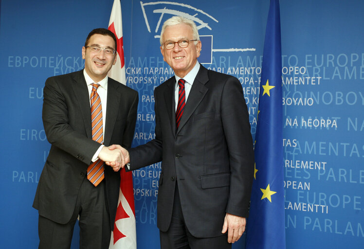 Suriet 13: EP President meets with Vladimir Gurgenidze, Prime Minister of Georgia, in Brussels