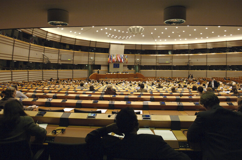 Fotografija 1: AFET Committee meeting with the main Opposition Leader of Belarus.