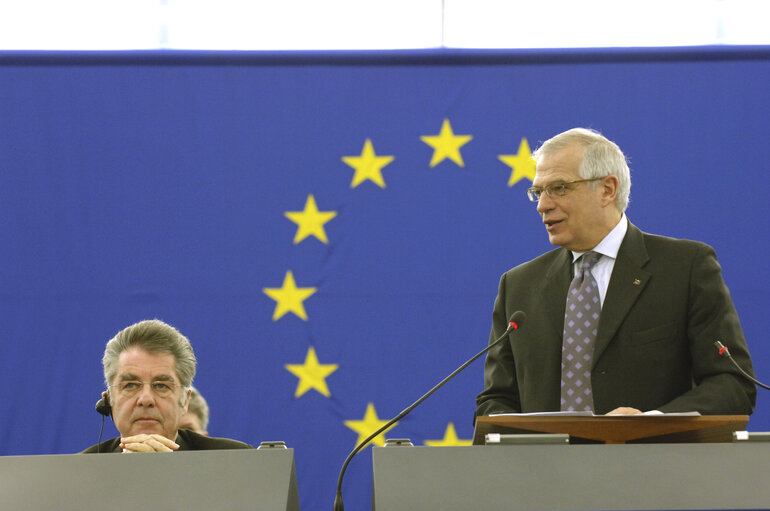 Fotó 31: Visit of the President of Austria to the EP in Strasbourg.