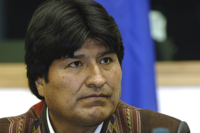 Fotografia 5: AFET Committee - Exchange of views with Juan Evo Morales Ayma, President of Bolivia