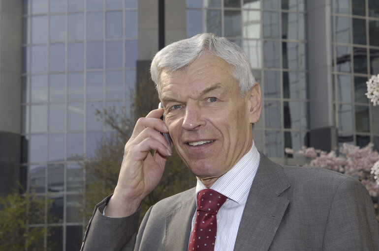 Portrait of MEP Justas Vincas PALECKIS in Brussels