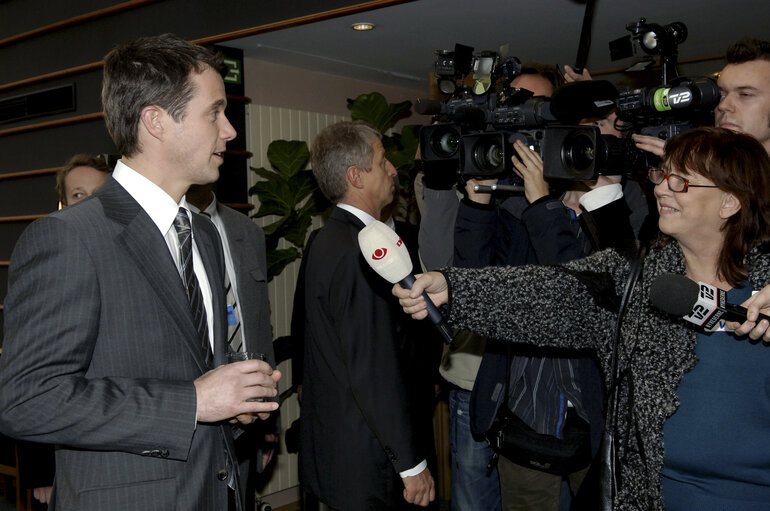 Visit of Crown Prince Frederik of Denmark to the EP in Brussels