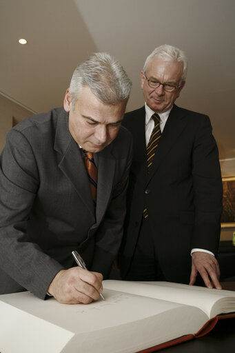 Fotografia 3: EP President meets with President of the European Economic and Social Committee , in Brussels