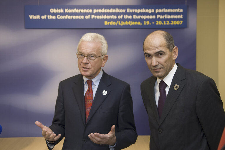 Nuotrauka 37: EP President and Conference of Presidents pay on an official visit to Slovenia