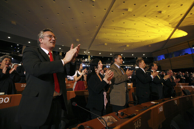 2007 - Energy Globe Award ceremony at the EP in Brussels.