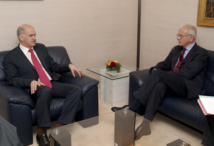 Zdjęcie 2: EP President meets with leader of PASOK, former Foreign Minister of Greece, in Brussels