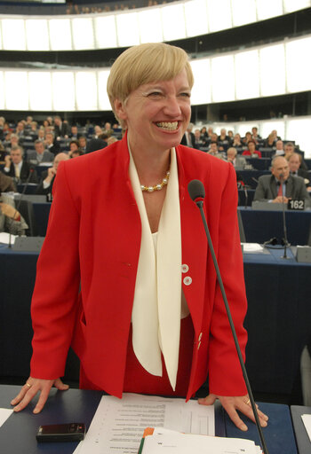 Zdjęcie 7: MEP Maria MARTENS attends a plenary session in Strasbourg