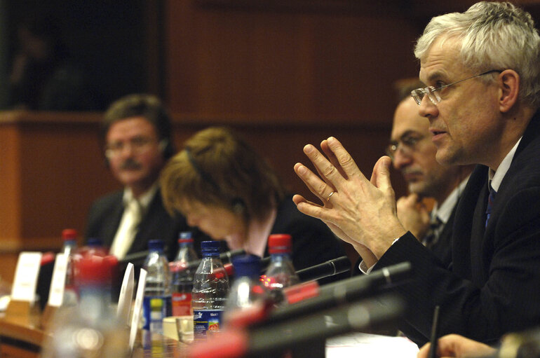 Fotografija 2: The Commissioner for Employment, Social Affairs and Equal Opportunities at the EP in Brussels.