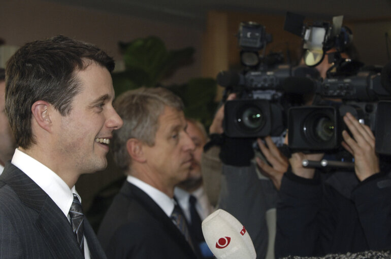 Visit of Crown Prince Frederik of Denmark to the EP in Brussels