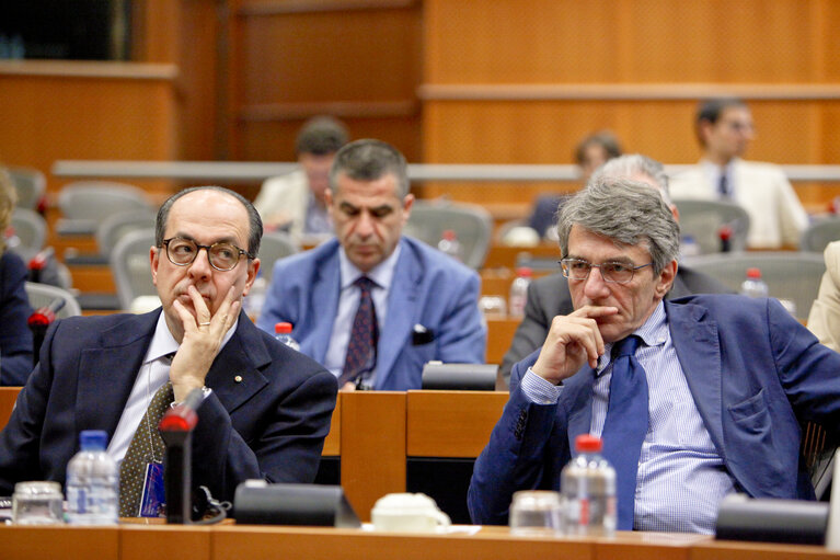 Foto 6: Italian Minister meets with MEPs from Italian delegation