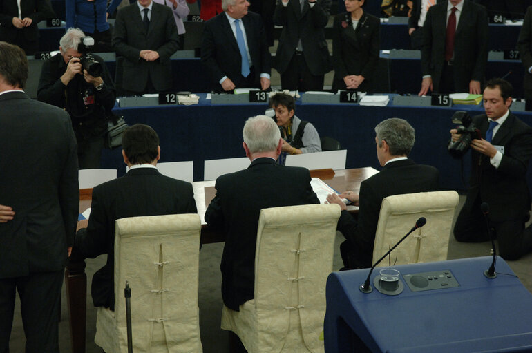 Fotagrafa 23: Plenary session in Strasbourg - Proclamation and signing of the Charter of Fundamental Rights by EP President, President-in-office of the Council and Commission President