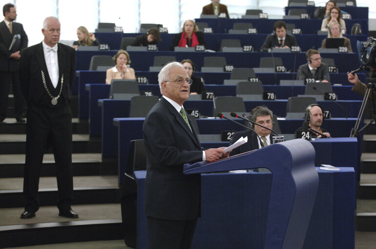 Φωτογραφία 4: Visit of the President of Malta to the EP in Strasbourg.