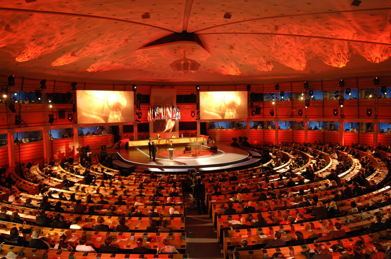 Fotografie 49: 2007 - Energy Globe Award ceremony at the EP in Brussels.