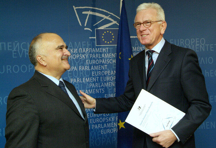 Foto 6: EP President meets with HRH Prince El Hassan bin Talal of Jordan in Brussels