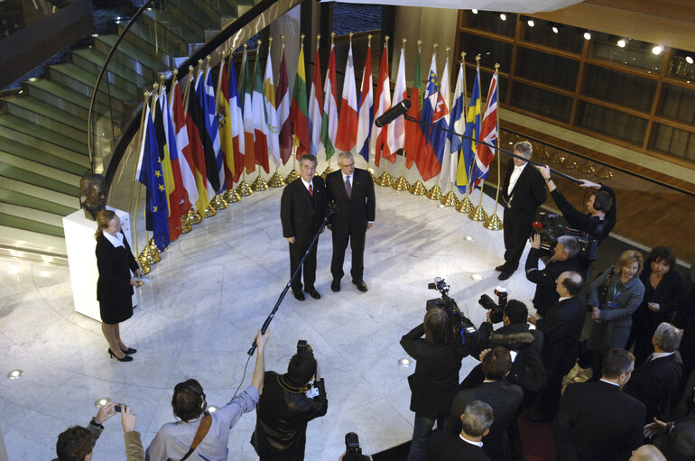 Fotó 24: Visit of the President of Austria to the EP in Strasbourg.