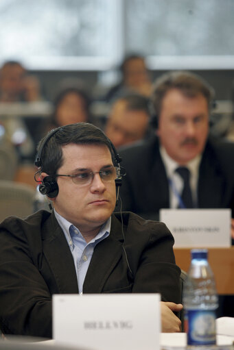 Fotó 5: MEP Eduard Raul HELLVIG attends a meeting in Brussels