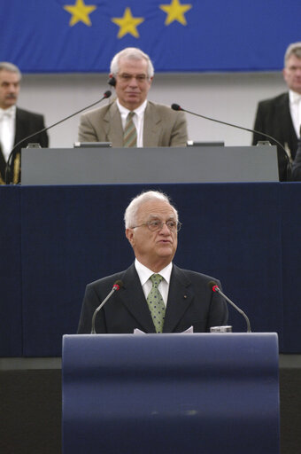 Φωτογραφία 3: Visit of the President of Malta to the EP in Strasbourg.